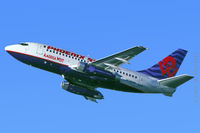 N708AW @ KPHX - America West's sole 737-112 departing from PHX in July 1997 - by John Meneely