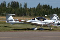 SE-MED @ ESMX - Diamond DA20 parked at Småland Airport, Växjö, Sweden - by Henk van Capelle