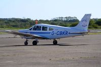 G-CBKR @ EGFH - Visiting Cherokee Warrior III. Previously registered N5334N. - by Roger Winser