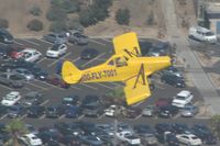 N145AB @ KSMO - Towing along the Santa Monica coast - by Nick Taylor