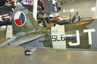 N633VS @ PAE - Tail of 1945 Vickers-armstrong Ltd SPITFIRE IX, c/n: CBAF IX.571 - by Terry Fletcher