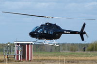 YR-MRA @ ESMX - JetRanger performing sight seeing flights from Småland Airport, Växjö,  Sweden. - by Henk van Capelle