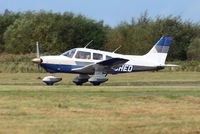 G-SHED @ EGFH - Visiting Cherokee Archer II. - by Roger Winser
