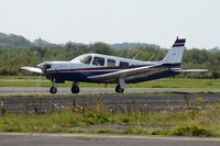 G-BKMT @ EGFH - Resident Saratoga SP II. Previously registered N8005Z. - by Roger Winser