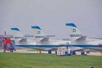 N980AG @ BKL - The three stooges parked at BKL during the 2012 Cleveland National Air Show