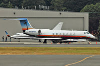 N528AP @ BFI - 2007 Gulfstream Aerospace GV-SP (G550), c/n: 5168 at BFI - by Terry Fletcher