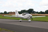 G-FELL @ EGBR - Europa XS at The Real Aeroplane Company's Wings & Wheels weekend, Breighton Airfield, September 2012. - by Malcolm Clarke