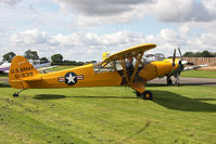 G-FUZZ @ EGBR - Piper L-18C Super Cub (PA-18-95) at The Real Aeroplane Company's Wings & Wheels weekend, Breighton Airfield, September 2012. - by Malcolm Clarke