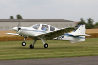 G-PUPP @ EGBR - Beagle B-121 Pup 150 at The Real Aeroplane Club's Summer Madness Fly-In, Breighton Airfield, August 2012. - by Malcolm Clarke