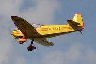 G-AZYS @ EGBR - Scintex CP-301C-1 Emeraude at The Real Aeroplane Club's Wings & Wheels weekend, Breighton Airfield, September 2012. - by Malcolm Clarke