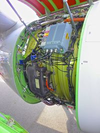 N68452 @ BKL - One does not always get a chance to see the engine this close (@ the 2012 Cleveland National Air Show). - by Murat Tanyel