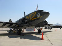 N45366 @ CMA - 1943 Douglas C53D SKYTROOPER 'D-Day Doll', two Curtiss-Wright R-1820-56 radials 1,200 Hp each, of CAF - by Doug Robertson