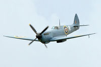 G-MKXI @ EGBK - 1944 Supermarine 365 Spitfire PR.XI, c/n: 6S/504719 at 2012 Sywell Airshow - by Terry Fletcher