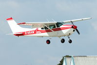 G-ARAW @ EGBK - 1960 Cessna 182C, c/n: 52843