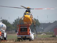 N611CK @ POC - Settling down after snorkel on the ground - by Helicopterfriend