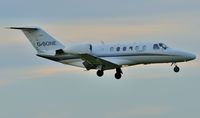 G-SONE @ EGSH - Arriving in the evening sunset. - by keithnewsome