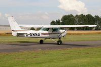 G-BHNA @ EGBR - Cessna F152 at The Real Aeroplane Club's Summer Madness Fly-In, Breighton Airfield, August 2012. - by Malcolm Clarke