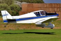 G-BACL @ BREIGHTON - Brisk crosswind from the right to contend with