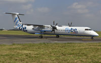 G-JECF @ EGSH - Arriving at EGSH.