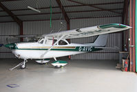 G-AVVC @ X5FB - Reims F172H Skyhawk hangared at Fishburn Airfield UK, September 2012. - by Malcolm Clarke