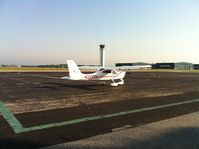 N323TA @ ILG - the only aircraft at the ILG main terminal - by E.C. Connor