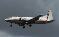 N580HW @ PBI - N580HW landing PBI 9.10.12 - by Dave Campbell