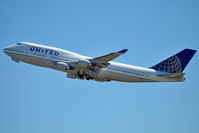 N119UA @ EDDF - Climbing off r/w 07L