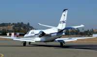 N979WC @ CCR - Visitor leaving - by Bill Larkins