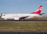 4L-TGA @ LFPG - C/N 3024 has been an asset of ILFC since order. In 1998, the Baby Boieng was matched with Rio Sul as PT-SSG, her next airline was Okay Airlines as B-2110 from 2006 until 2009.