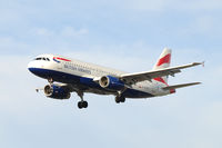 G-EUYE @ EGLL - Seen landing Rwy 27R at Heathrow Apt.