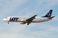 SP-LLF @ EGLL - Seen landing Rwy 27R at Heathrow Apt.
