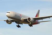 HL7596 @ EGLL - Seen landing Rwy 27R at Heathrow Apt.