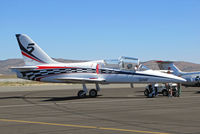 N139BJ @ RTS - L-39 Race #5 American Spirit getting final checks before qualification trials @ Stead Airport on September 11, 2012 during Reno Air Races - by Steve Nation