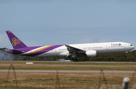 HS-TKD @ YBBN - Thai Airways Boeing 777 - by Thomas Ranner