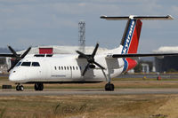 VH-QQM @ YBBN - Skytrans  DHC-8 - by Thomas Ranner