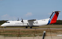 VH-QQM @ YBBN - Skytrans DHC-8 - by Thomas Ranner