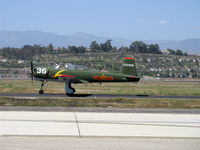 N114DZ @ CMA - 1967 Nanchang China CJ-6A, Vedneev (Ivchenko) M-14P 360 Hp radial upgrade from original Huosai 285 Hp radial, taxi to 26 - by Doug Robertson