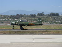 N4183E @ CMA - 1966 Nanchang China CJ-6A, Huosai 6A 9 cylinder 285 Hp radial, taxi to 2N - by Doug Robertson