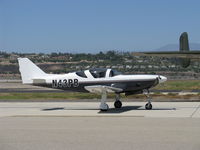 N43PB @ CMA - 2001 Broen GLASAIR III, Lycoming IO-540 250 Hp, taxi back after landing 26 - by Doug Robertson