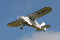 G-WAGA @ EGBR - Wag-Aero Wagabond at The Real Aeroplane Club's Wings & Wheels weekend, Breighton Airfield, September 2012. - by Malcolm Clarke