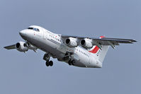 EI-RJA @ LOWL - CityJet BAE Avro 146-RJ85A take off in LOWL/LNZ
