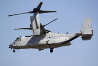 168013 @ KBFI - Lead aircraft in a flight of two USMC MV-22B Ospreys that visited BFI. - by Joe G. Walker