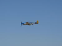 N2051D @ CMA - 1944 North American/Aero Classics P-51D MUSTANG 'This Is It', Packard license-built Rolls Royce V-1650-7 MERLIN 1,695 Hp, another overflight 26 - by Doug Robertson