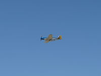 N2051D @ CMA - 1944 North American/Aero Classics P-51D MUSTANG 'This Is It', Packard license-built Rolls Royce V1650-7 MERLIN 1,695 Hp, Limited class, overflight Rwy 26 - by Doug Robertson