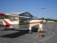 N1044F @ KANP - Watching the Goodyear Blimp land next to airport in Annapolis - by Bill Watson