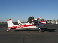 N2657Y @ SZP - 1962 Cessna 180E, Continental O-470 230 Hp, on the transient line - by Doug Robertson
