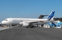 F-WWIO @ EDDB - At the Berlin ILA Air Show displaying the new Sharklets - tall winglets - by keith sowter