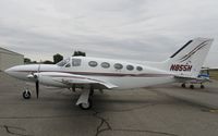 N855H @ KAXN - Cessna 414A Chancellor on the line. - by Kreg Anderson