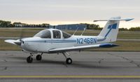 N2468N @ KAXN - Piper PA-38-112 Tomahawk taxiing in to the ramp. - by Kreg Anderson
