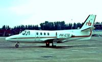 PH-CTE @ EHAM - Cessna Citation I [500-0167] Schiphol~PH 10/06/1982 - by Ray Barber